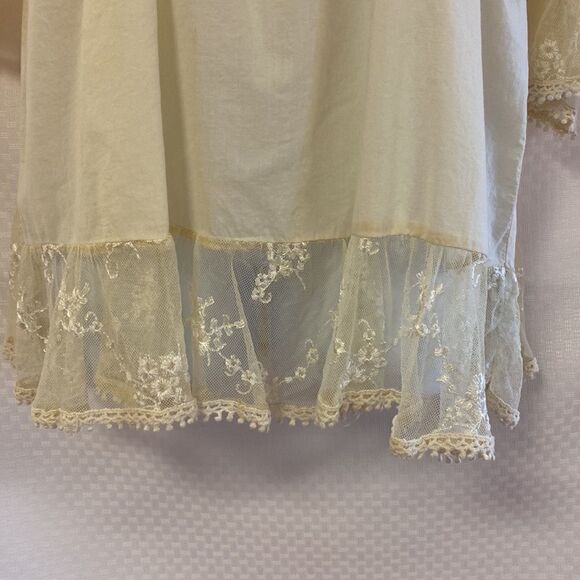 Bohemian Lace White Cream Tunic by Urban Mango- Small - Picture 6 of 6